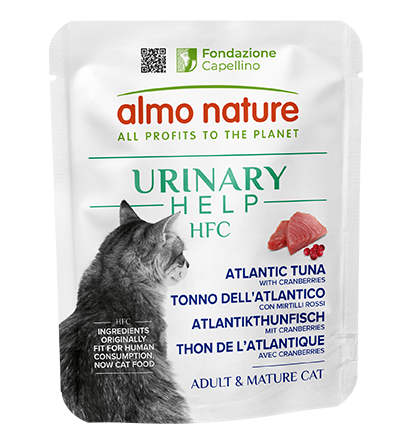 ALMO NATURE HFC Urinary Help Tonno dell'Atlantico con Mirtilli Rossi 50g Busta ALMO NATURE HFC Urinary Help Tonno dell'Atlantico con Mirtilli Rossi 50g Busta